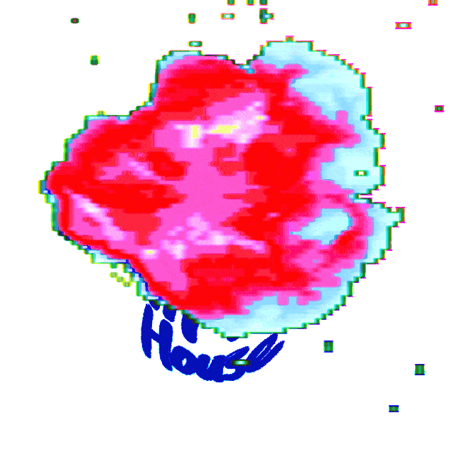 An exploding logo from The Hit House